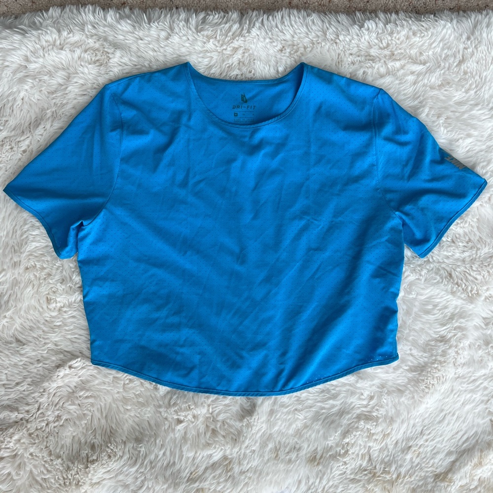 Nike Dri-fit Cropped Mesh Tshirt